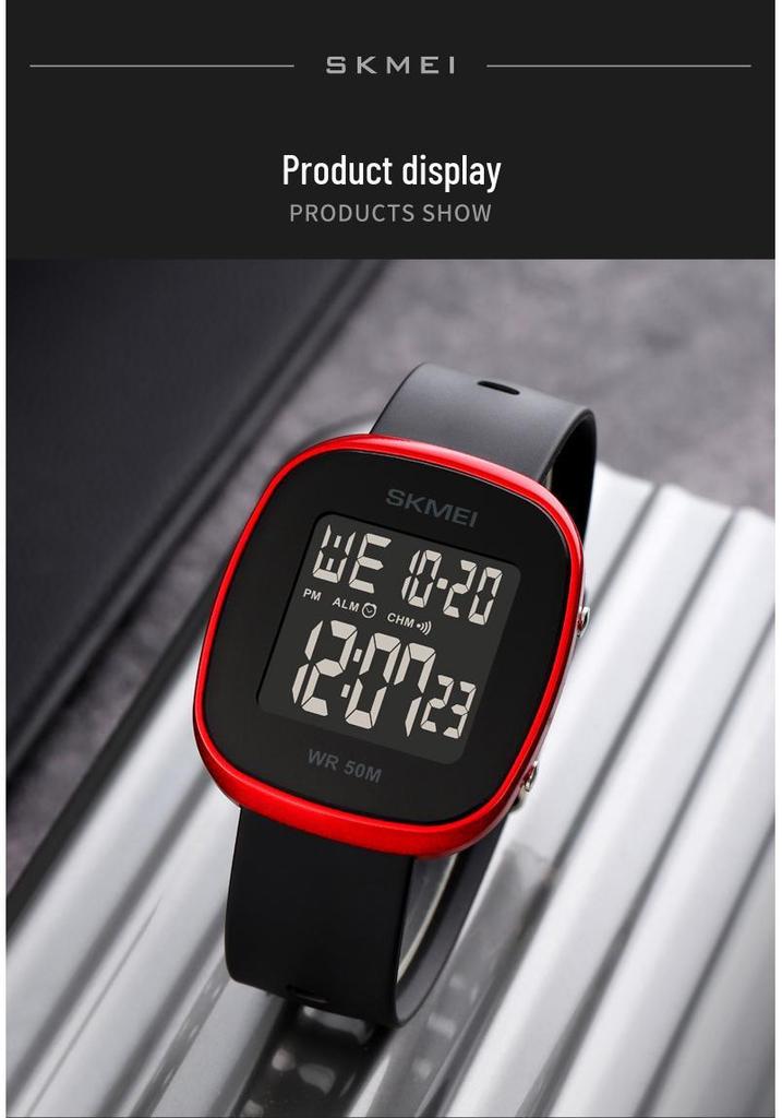 Shike Mei 1843 Multifunctional Digital Sports Watch for Men and Women