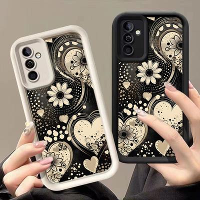 JT12 All the Beautiful Color's Love Realme 14 15 Huawei P40 Honor 70 90 Infinix Tecno Itel Motorola Google All Model Angel Eyes Soft TPU Phone Case