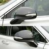 For Hyundai Santa Fe 2018 -   2024 ABS Carbon Fiber Black Rearview Mirror Cover Trims Sticker Car Styling Accessories
