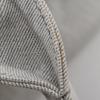 PRADA Canapa Handbag 1BG439 Triangle With Logo Light gray denim Women Used