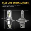 XTG X89 LED Headlight Bulbs 2Pcs H4 H7 9003 30000LM CSP Canbus Fanless Hi Lo Beam Car Motorcycle Auto Lamp 12V 24V Ultra Bright