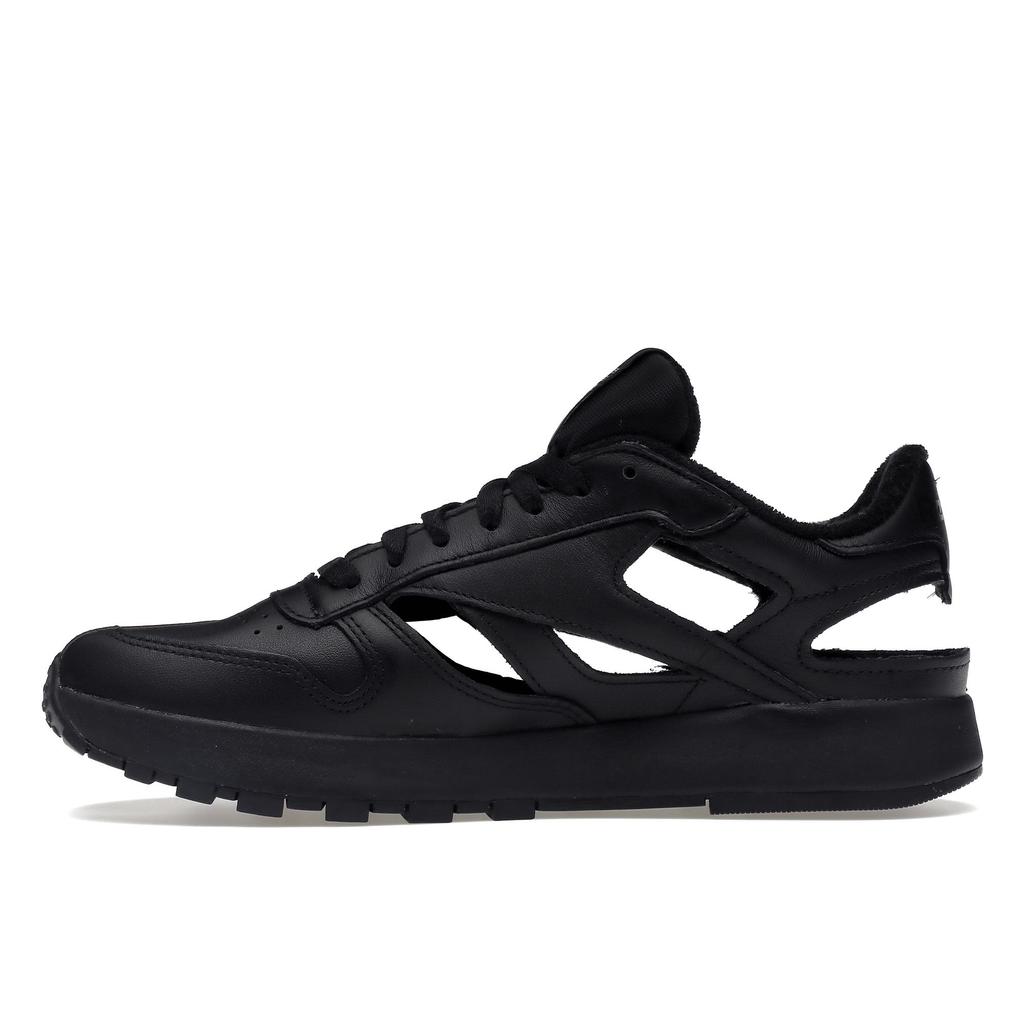 Reebok Maison Margiela X Classic Leather DQ Black Unisex Sneakers Footwear-White GY0244