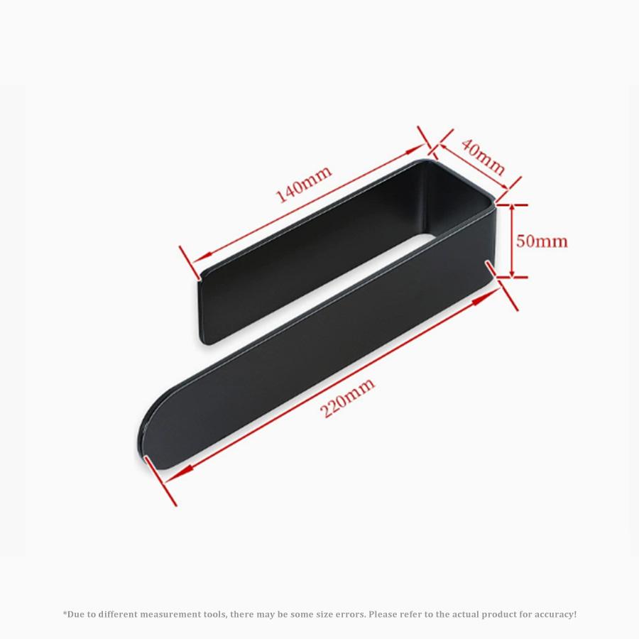 

Полка для полотенец из нержавеющей стали, неперфорированная, полка для полотенец, полка для ванной комнаты, самоклеящаяся, для ванной комнаты, кухни, полка для полотенец, полка для полотенец для рук, бытовая чёрный