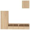 Vidaxl 4-Cz. TV Furniture Set, Sonoma Oak, Wood-Based Material