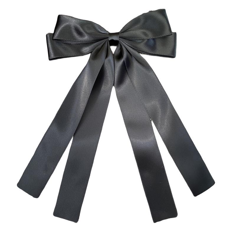 Euro-Korean Double Bow Ribbon Hair Clip - Versatile, Elegant Princess Headwear