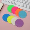 Bunte Registerreiter: Formstanz-Haftnotizen, Transparentes PET, Fluoreszierend, Klein Rund, Wiederverwendbare Sticker, Set mit 160 Blatt