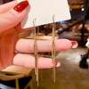 Comfortable Versatile Simple Elegant  Tassel Earrings for Women Daily Wear or Gatherings, Jewelry Accessories