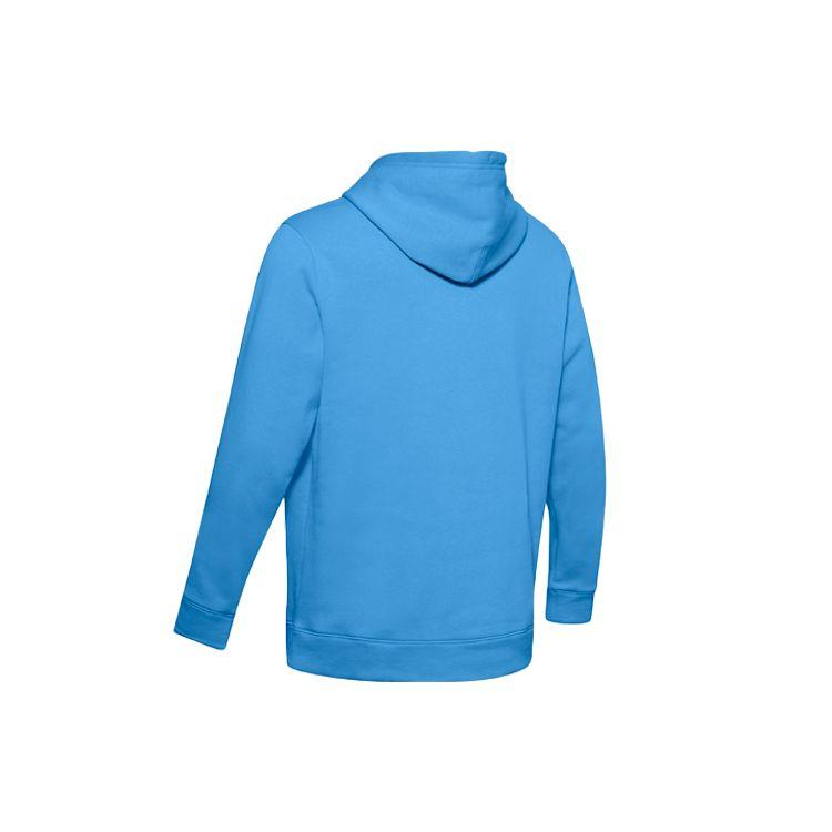 Under Armour Loose Fleece Hooded Pullover Casual Sports Sweatshirt Men sweatshirt Blue 1300123-475