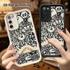 Phone Case: 2D Flat Samsung Galaxy A34 A35 M05 M06 S20 S22 S21 FE Plus 5G Protective Case, Orange Kitten, Christmas and Halloween Gift