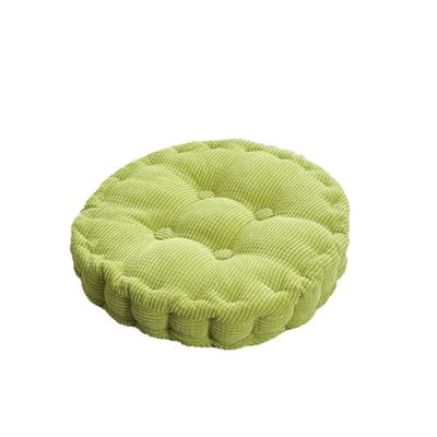 Seating Pillow Square/Round Tufted Seat Cushion Solid Color Soft Sofa Cushion Japanese Style Thickened Floor Cushion Office