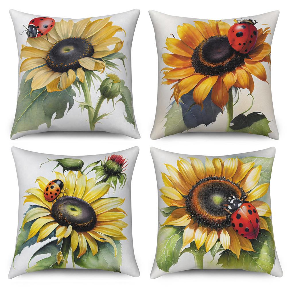 

Juste de coussin декоративный турнесоль, жете для канапе, voiture, салон 40x40cm
