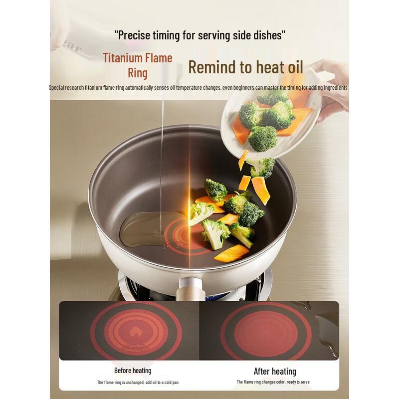 Bear Non-Stick Titanium Frying Pan 26cm