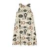 DIMANAF 2026 Women Plus Size Summer Beach Loose Lady Long Dress Vest Sleeveless Vintage Oversize Maxi Print Sundress Clothing