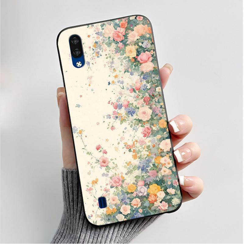 Phone Case For ZTE Blade A51 Lite / A5 2020 Casing Luxury Fashion Butterfly Flower Black Jelly Soft TPU Case Silicone Back Cover