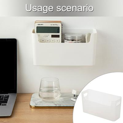 Set of 3 Wall Mounted Storage Box for Bathroom Easy Install No Drill Organizer Waterproof Kitchen Accessories Holder