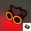 Gafas LED Creativas Intermitentes Montura Redonda Gafas Iluminadas Gafas de Sol Brillantes Para Fiesta Nocturna Bar Club Festival Recuerdos de Fiesta