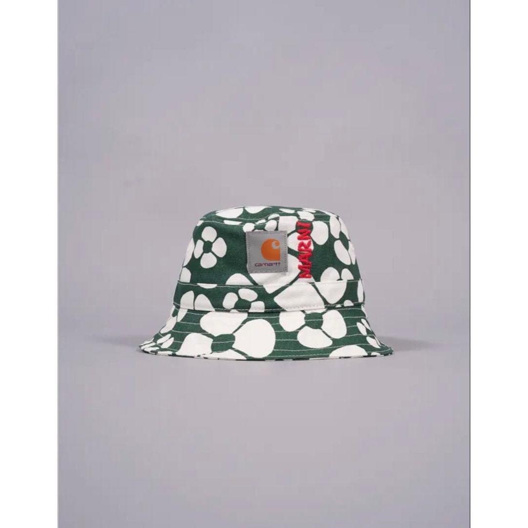 Used MARNI x Carhartt bucket hat floral print new with tag