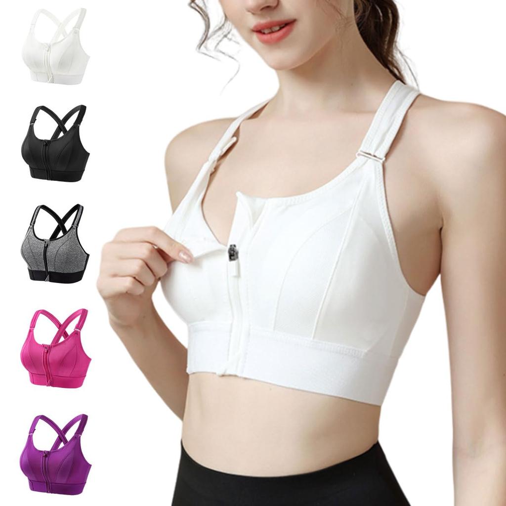 Sports Front Opening Sports Yoga No Sweat Quick High Large Beautiful Beautiful Stylish [CNYA] Women's Bra, Bra, Bra, Bra, Bra, Training, Yoga, Gym,