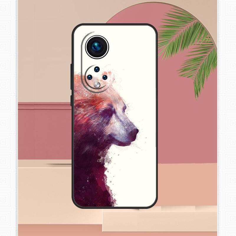 Grizzly Bear Case For Honor Magic 5 6 7 8 Pro Honor 400 Lite 200 X9c X9b X9a X8b X8a X8c 50 70 90 Cover