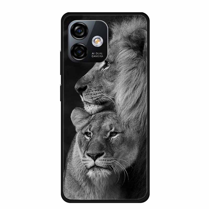For Ulefone Note 16 Pro Case Animals Soft Silicone TPU Back Cover Phone Cases For Ulefone Note16 Pro 16Pro Bumper Wolf Fundas