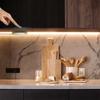 12V Hand Scan Motion Sensor LED Bar Lamp Wireless Touch Control Penetrable Wood Light for Kitchen Cabinet Wardrobe Back Lighting
