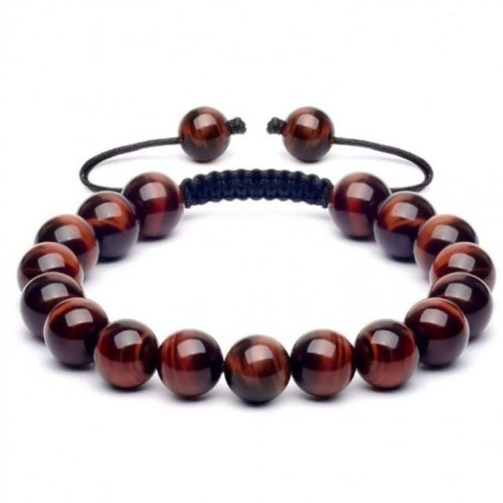 Hoanseok Bracelet Red Best Bead Simple Raw Stone Rosary Buddhist Small