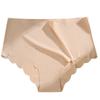 Women's Seamless Plus Size Ice Silk Triangle Briefs