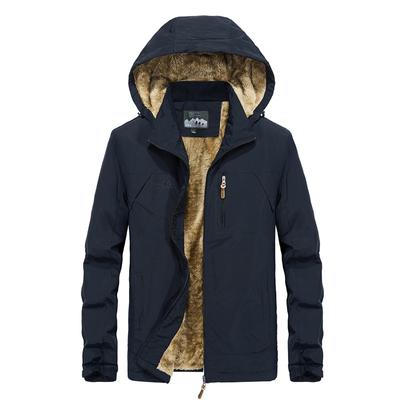 Manteaux en coton d'automne et d'hiver pour hommes et jeunes, amples, grande taille, velours épaissi, loisirs de plein air pour jeunes hommes