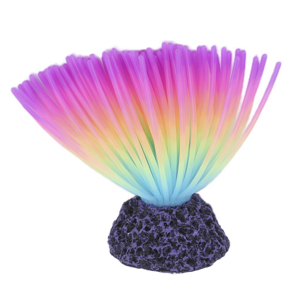 Aquarium Silicone Simulation Coral Fish Landscaping Decoration Fake Water Plants
