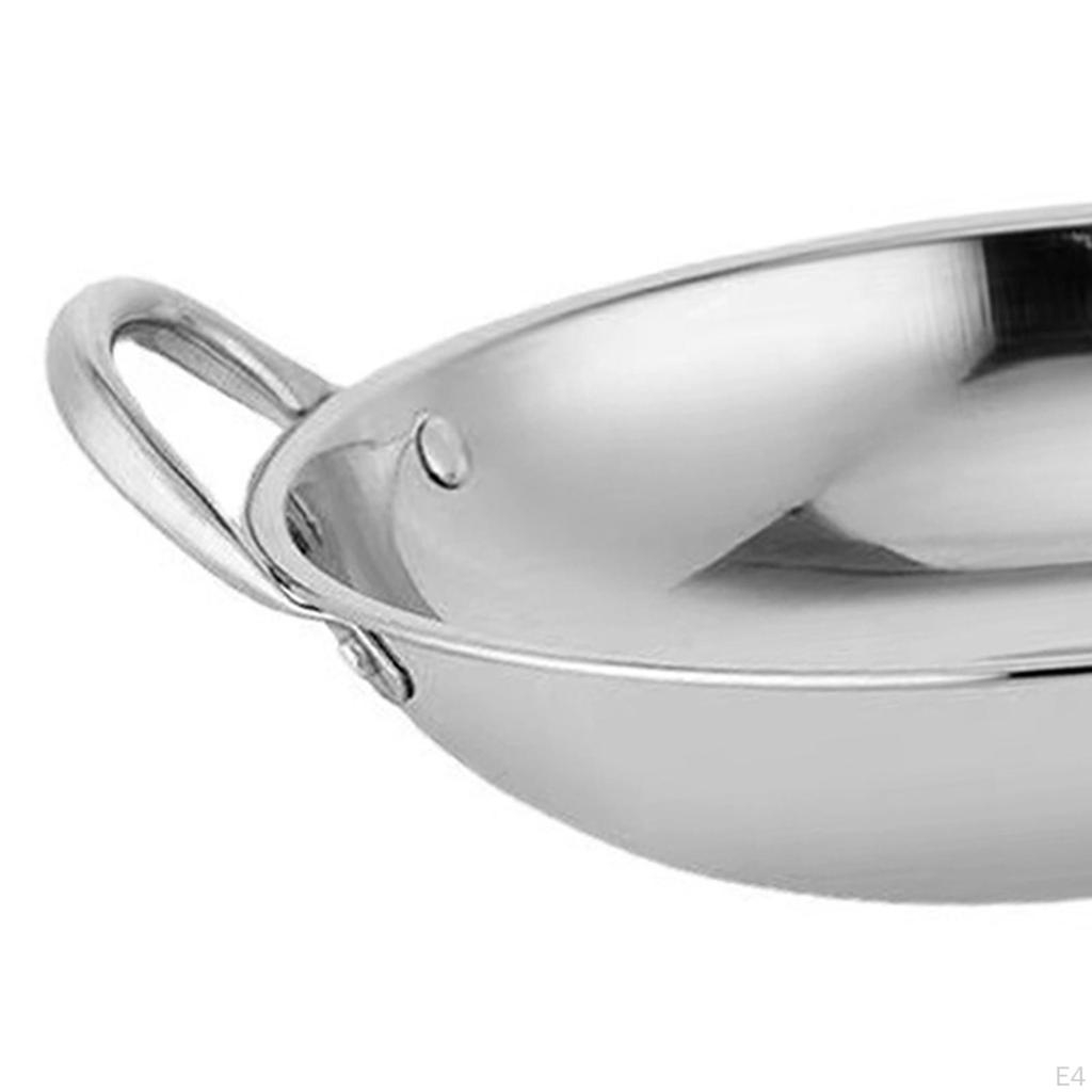 Korean Ramen Noodle Pot Pan Dry Pots Household with Double Handles Kimchi Soup