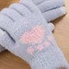 Thicken Touchscreen Gloves Wool Outdoor Cycling Gloves Fashion Knitted Wool Mittens  Outdoors