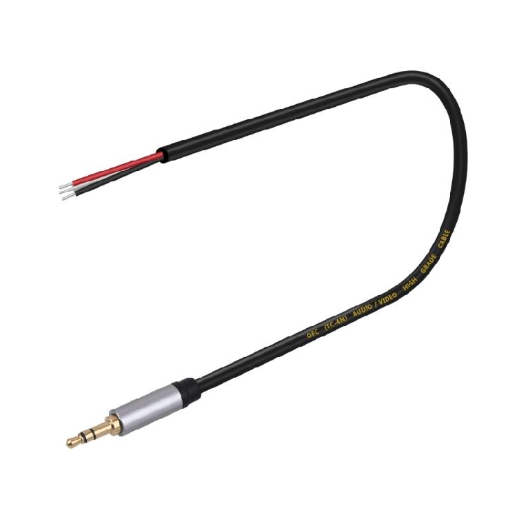 

3.5mm Male Plugs to Bare Wire Cable for Fixing Damaged Earphone and Speaker Connection Gaming Device Cable Accessory 1