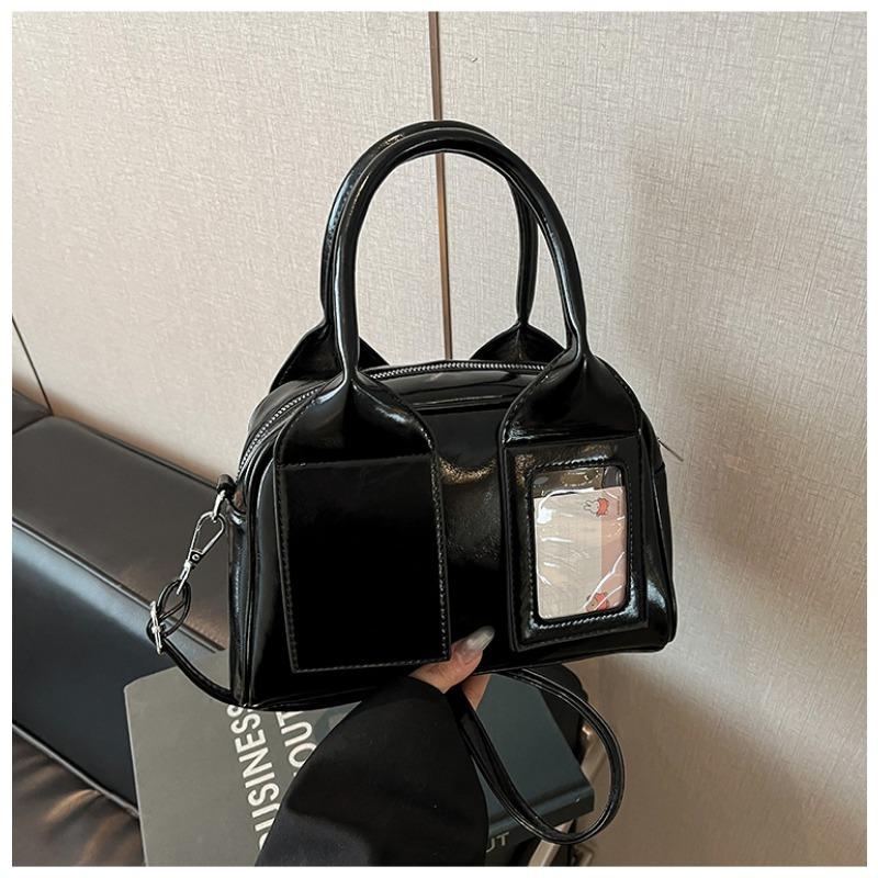 

Retro handbag women s spring new niche fashion simple shoulder messenger bag чорний