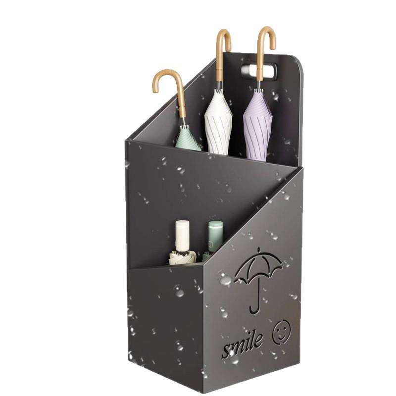 

Umbrella Storage Rack for Home Use Double-layer Umbrella Storage Personalized and Creative Waterproof and Corrosion-resistant чёрный