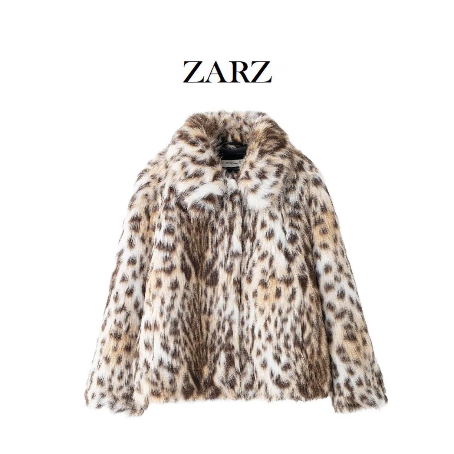 

ZARZ Women s Versatile Faux Fur Jacket - European & American Style Large