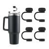 Set of 6 Dustproof Hat for 10mm Cup Straw Straw Sleeves Straw Hat Drink Cover Unique Cup Straw Sleeve Protectors