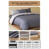 Mercury Home Textiles 100% Pure Cotton 4-Piece Fitted Bedding Set