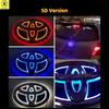 High quality 4D Car Front Grille Trunk Logo LED Light Retrofit for Toyota Hilux Prius Avensis Auris Corolla Camry RAV4 VIOS SIEN FO1