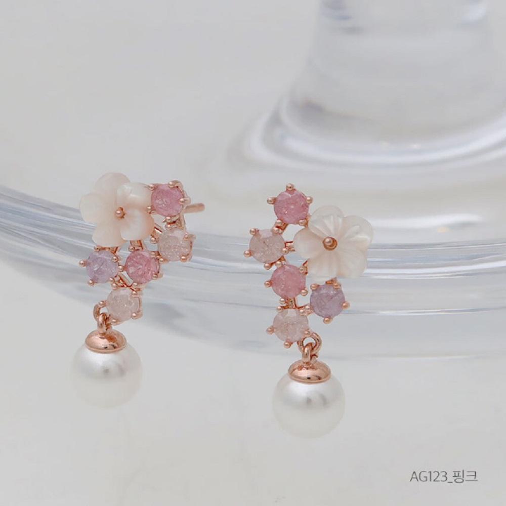 [Merry-Grin] Bouquet Pearl Earrings (Choose 1)