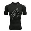 Dragon Head 2026 Men Sports T Shirt Training Jogging Running Workout T Shirt Compression Rashguard Tops Tee Short Sleeve T Shirt