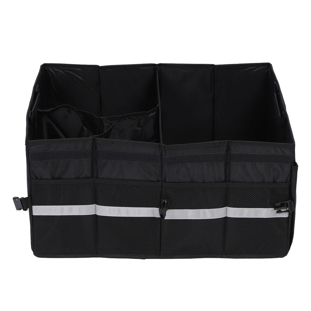 Car Trunk Organizer with Lid 63L Large Capacity Collapsible Cargo Storage Box for Vehicles SUVs