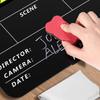 Movie Clapperboard Dry Erasable for Directors and Filmmakers Acrylc Video Scene Clapper Board 10x12Inch Black