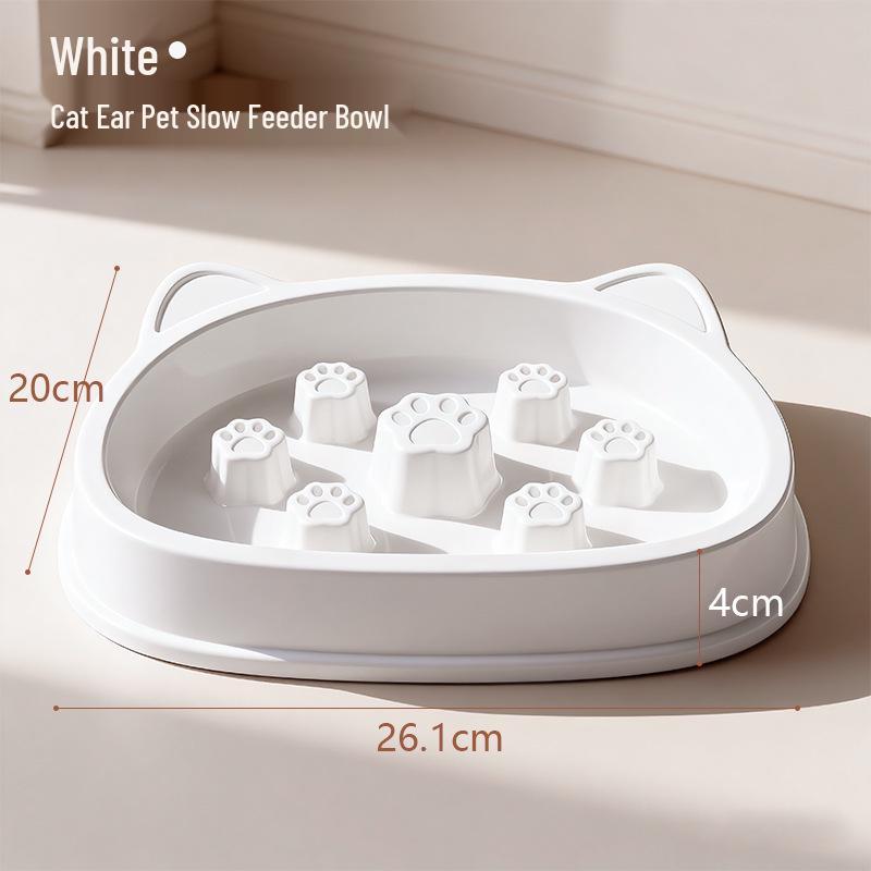 Anti-Choke Non-Slip Pet Bowl: Slow Feeder for Cats & Dogs