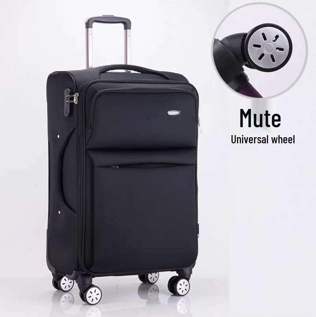Large Oxford Trolley Suitcase: 20, 28 & 32 Inch with Universal Wheels & Password Lock for Men & Women