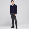 Men's Business Casual V-Neck Wool Sweater