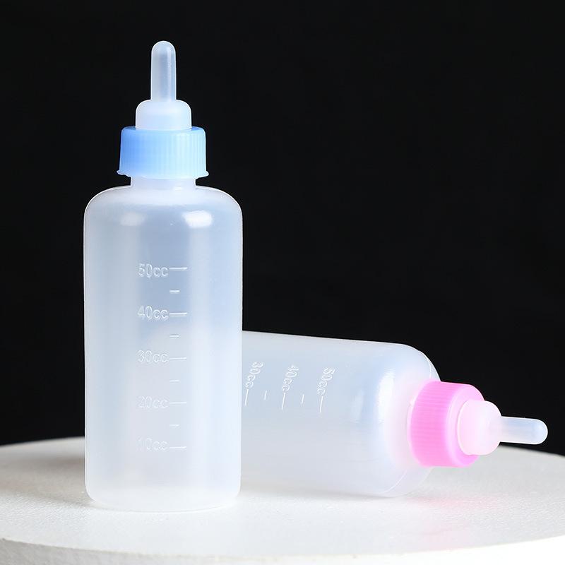 2026 New Pet Milk Feeding Syringe Kit with Silicone Nipple Small Animal Nursing Bottle for Kittens Puppies and Rabbits