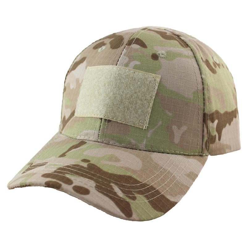 New Camouflage Baseball Cap Military Fan Camouflage Hat Summer Visor Special Forces Tactical Hat Strap Velcro