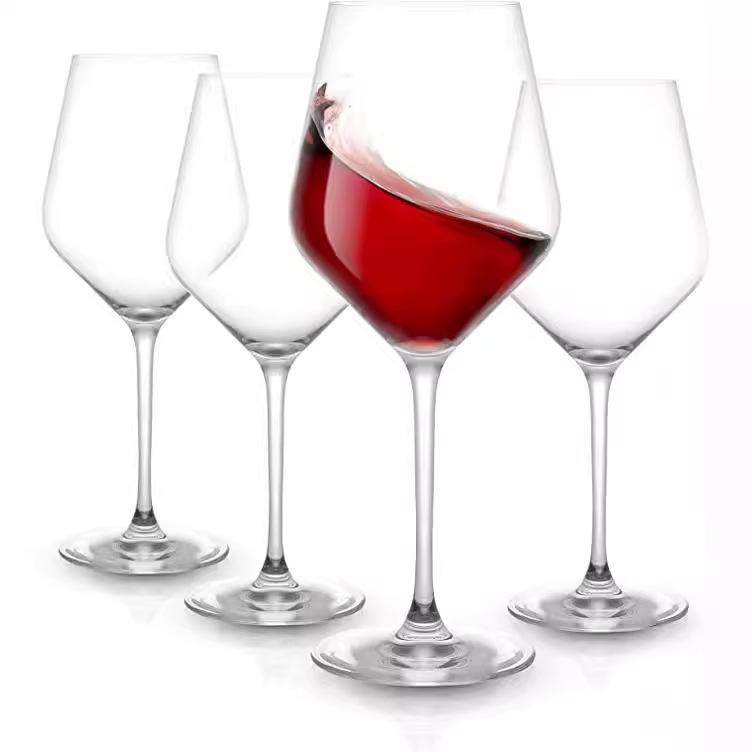 Clear Unbreakable Plastic Stem Wine Glass Cups Home Bar Accessories Goblet Vasos De Cristal Para Bar Tumbler Cups In Bulk