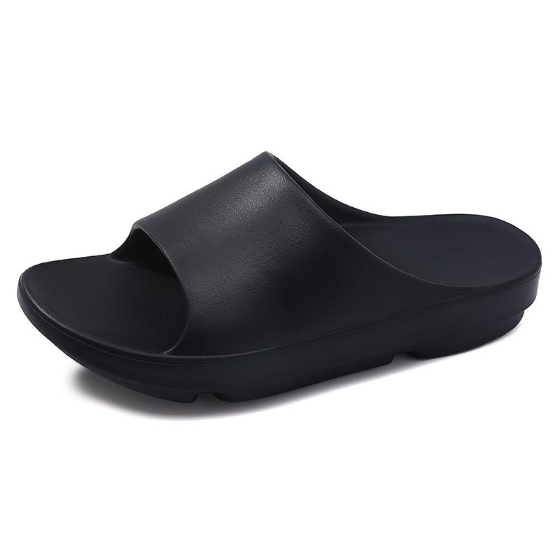 Slippers women's summer thick-bottomed indoor bathroom breathable outside wear couple home new cool slippers men