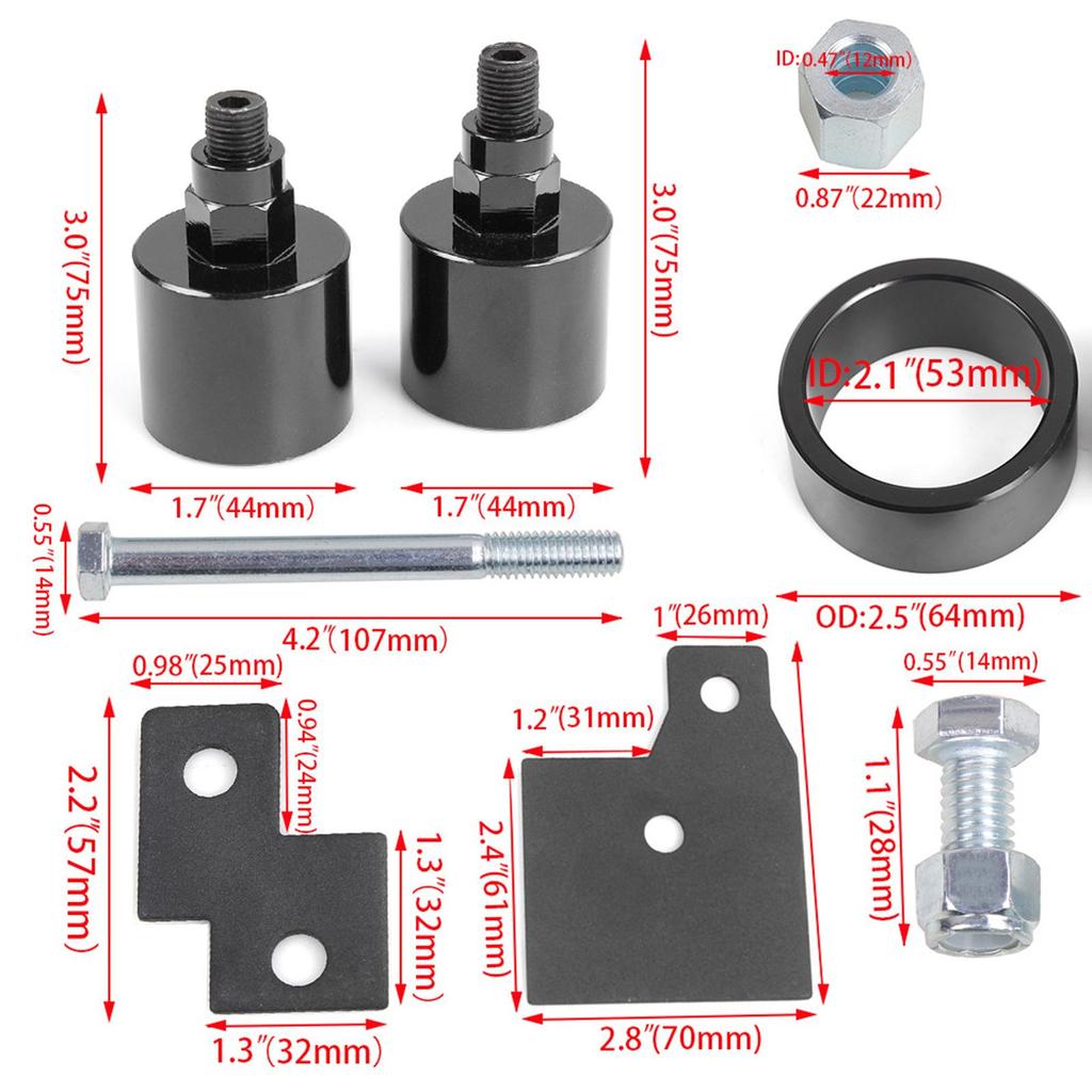 Front Rear Lift Kits Replace Part Fit for Polaris Sportsman 500
